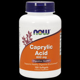 Acide caprylique 600 MG 100 gélules NOW FOODS